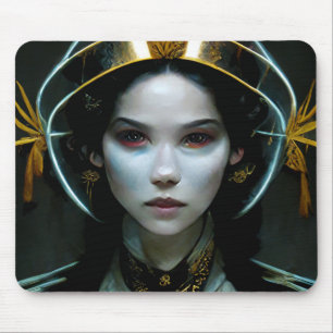 Alien Girl 2 Science Fiction Mouse Pad