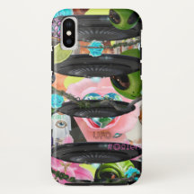 Alien Girl Aesthetic Collage iPhone Case | 2RareCo