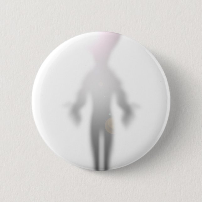 Alien Glow 2 Inch Round Button (Front)