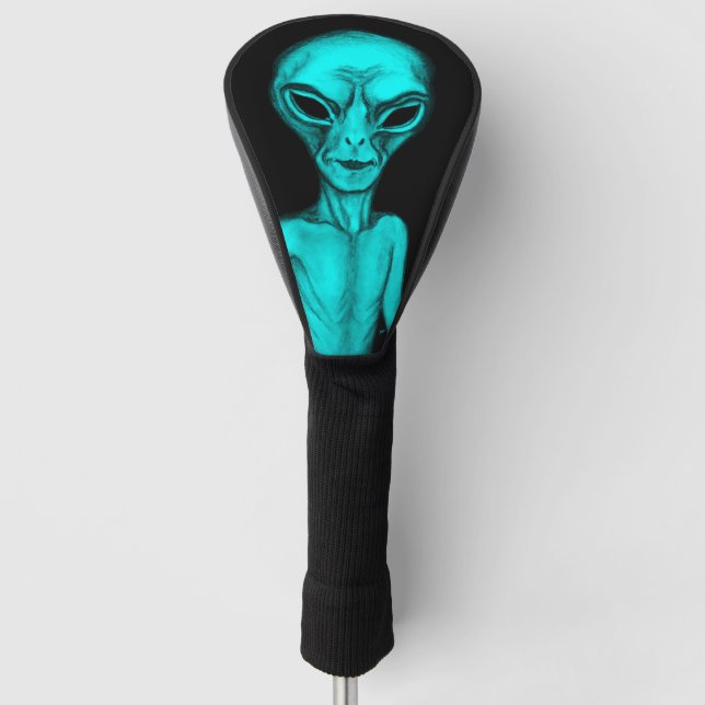 Alien Golf Head Cover (Front)