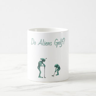 Alien Golf Mug - editable text