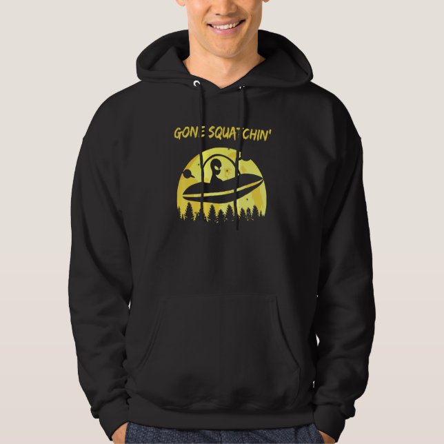 Alien Gone Squatchin Hoodie (Front)