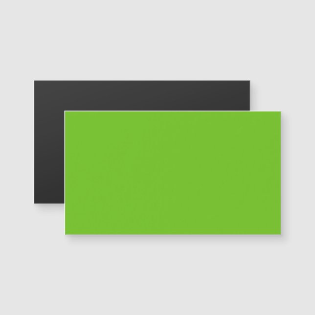 Alien Green Magnetic Business Card (Front/Back)
