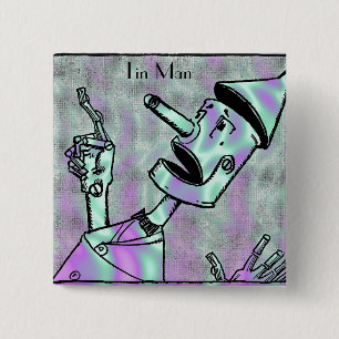 Alien Green, Tin Man Button