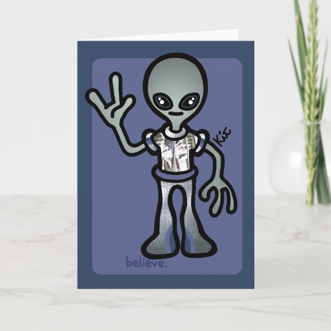 alien greetings. card (Front)