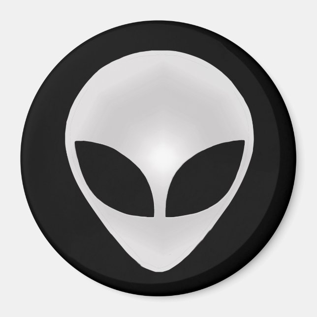 Alien Grey Head Magnet (Front)
