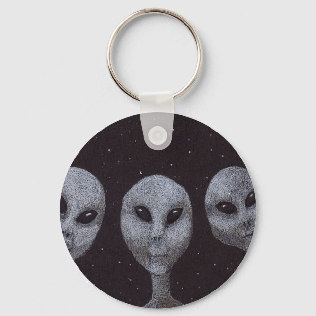 Alien Greys Keychain (Front)