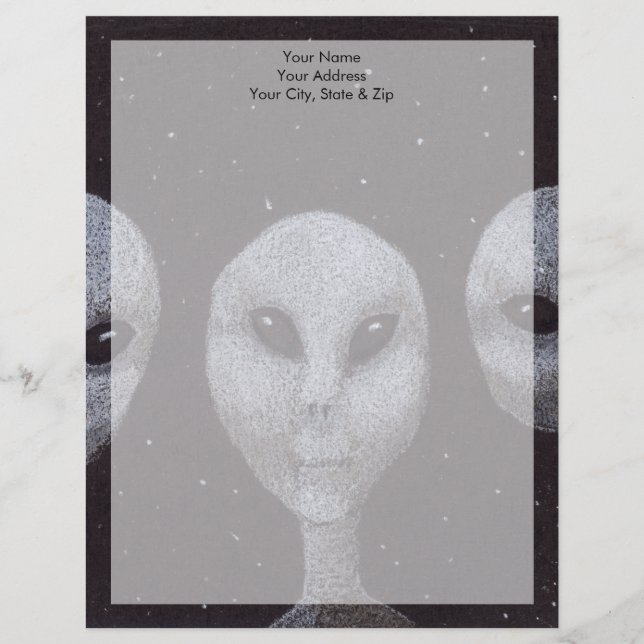 Alien Greys Letterhead (Front)