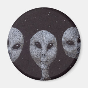 Alien Greys Magnet