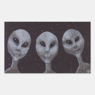 Alien Greys Sticker