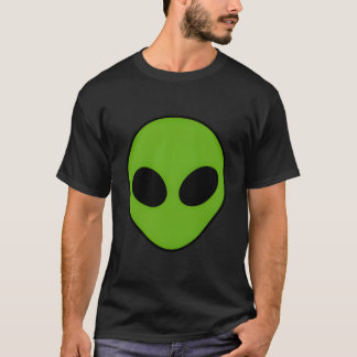 Alien Head Extraterrestrial Green Alien T-Shirt