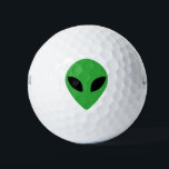 Alien Head Golf Balls<br><div class="desc">Far Out.</div>