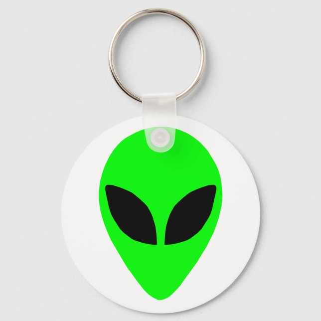 Alien Head Keychain (Front)