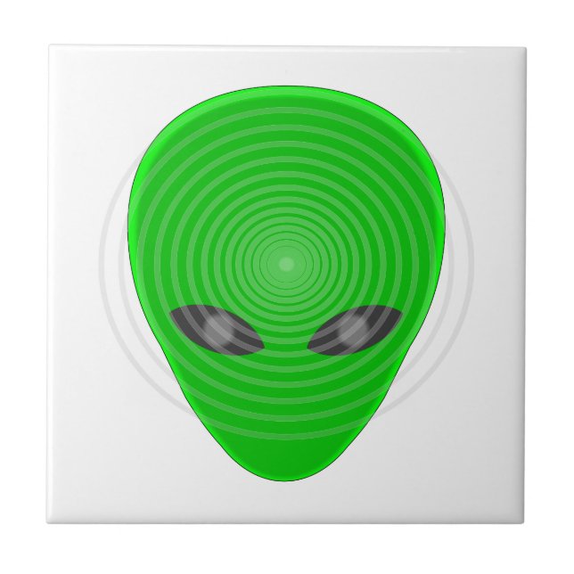 Alien Head Mind Control Tile (Front)