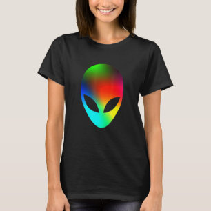 Alien Head Trippy Rave Edm Music Festival Techno S T-Shirt