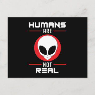 Alien Head Ufo Aliens Area 51 Space Funny Gift Postcard