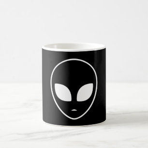 Alien Head Ufo Aliens Space Area 51 Funny Gift Coffee Mug