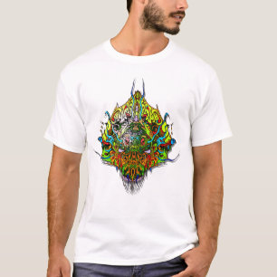 Alien Head - yellow T-Shirt