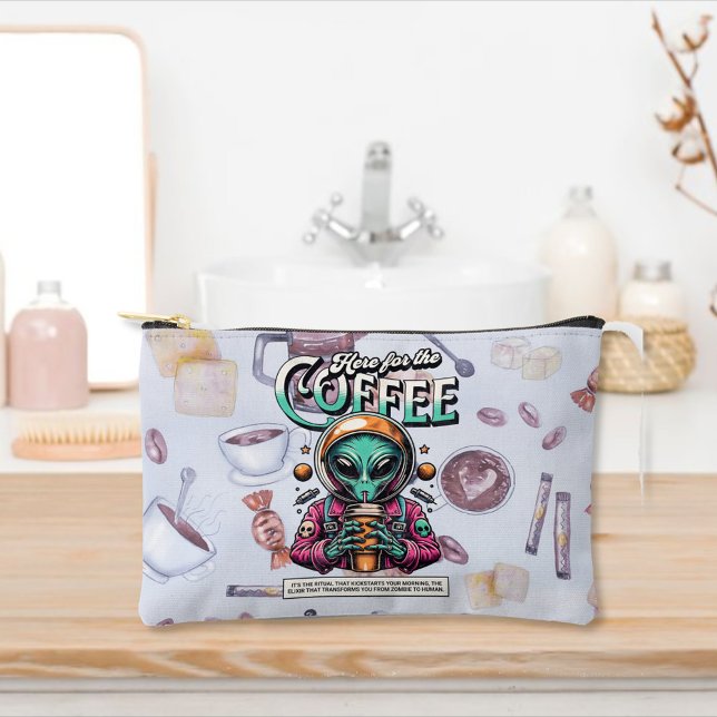 Alien Here for the Coffee Accessory Pouch (Creator Uploaded)
