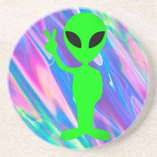 alien hologram coaster