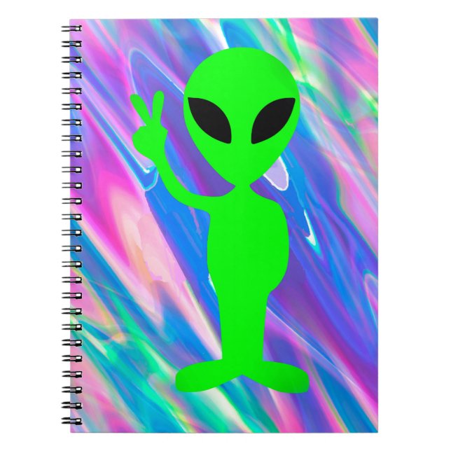 alien hologram notebook (Front)