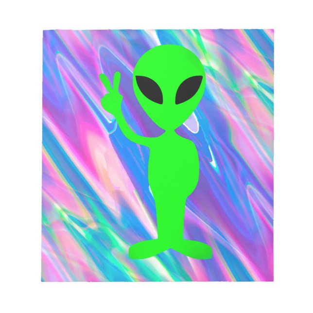alien hologram notepad (Front)