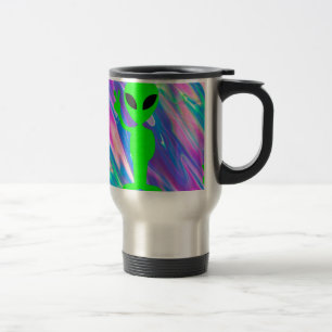alien hologram travel mug