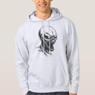 Alien Horror Skull T-Shirt – Dark Sci-Fi Creature  Hoodie