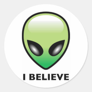 Alien: I Believe Classic Round Sticker