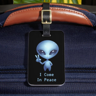 Alien – I Come In Peace Luggage Tag