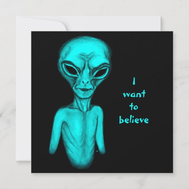Alien , I want to believe (Front)