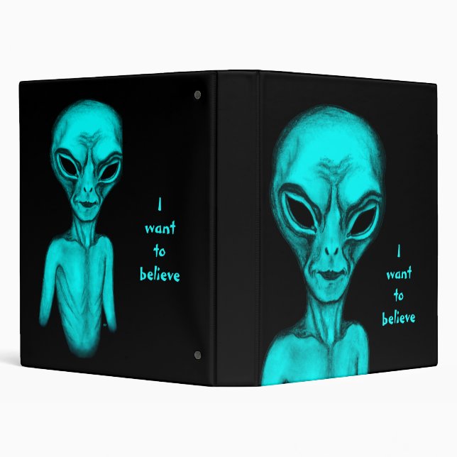 Alien , I want to believe Binder (Background)