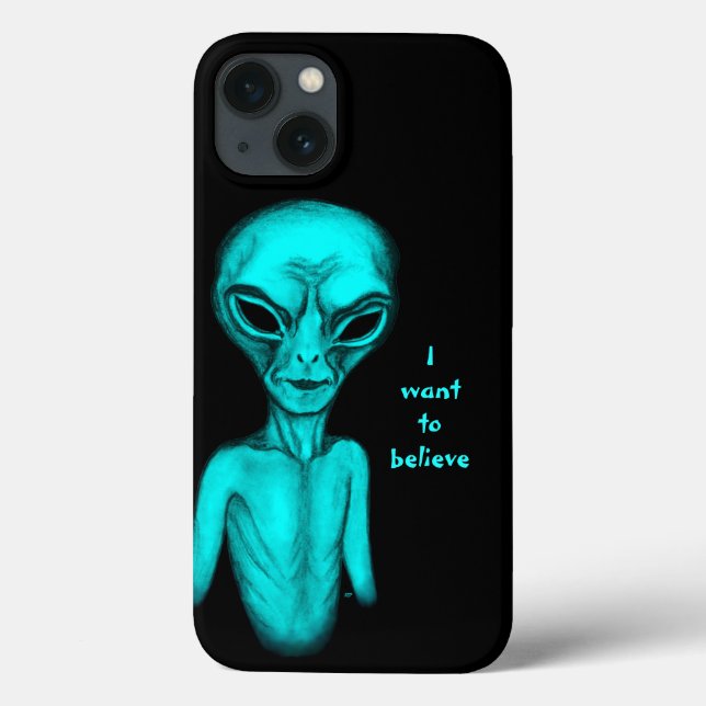 Alien , I want to believe Case-Mate iPhone Case (Back)