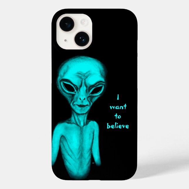 Alien , I want to believe Case-Mate iPhone Case (Back)
