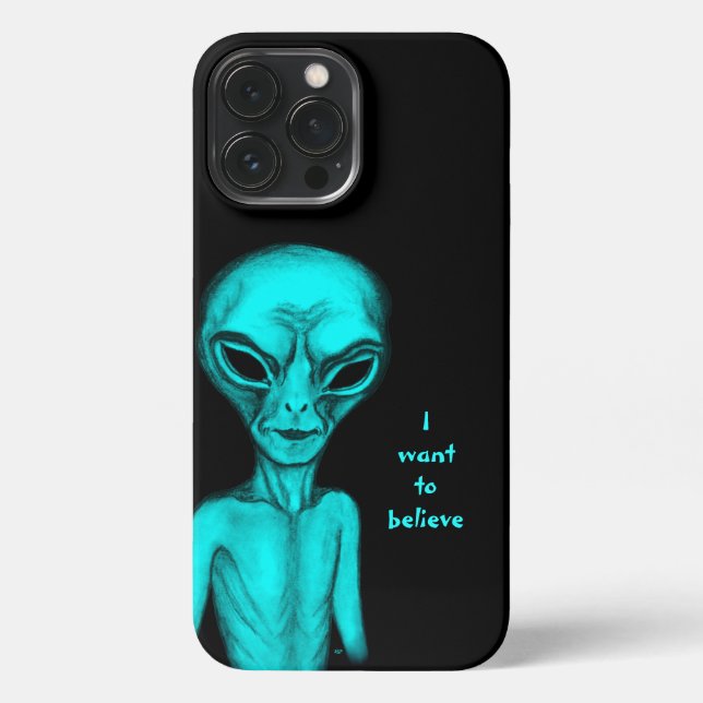Alien , I want to believe iPhone Case (Back)