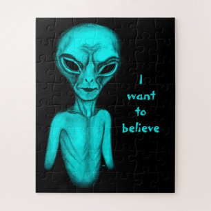 Alien , I want to believe Jigsaw Puzzle