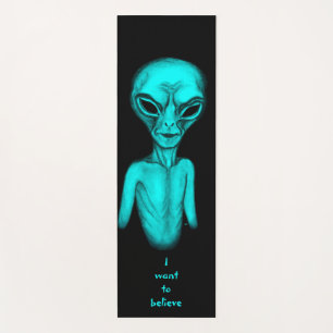 Alien , I want to believe Yoga Mat