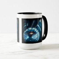 Alien in Space Combo Mug, 15 oz