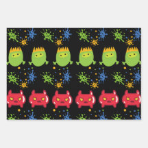 Alien intergalactic Gift Wrapping Paper