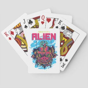 alien-invaders-N44VVW Playing Cards
