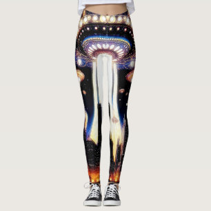 Alien Invasion 01 Leggings