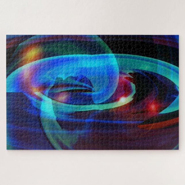 Alien Invasion Abstract Jigsaw Puzzle (Horizontal)