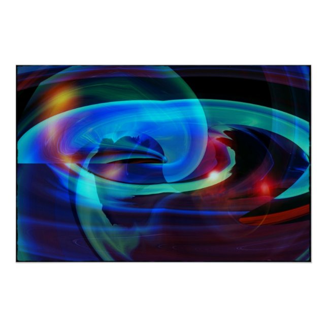 Alien Invasion Abstract  Poster (Front)