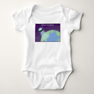 alien invasion baby bodysuit