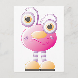 Alien Invasion for Girls 1 Postcard