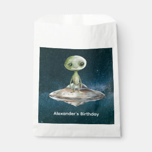 Alien Invasion Outer Space Birthday Favour Bag