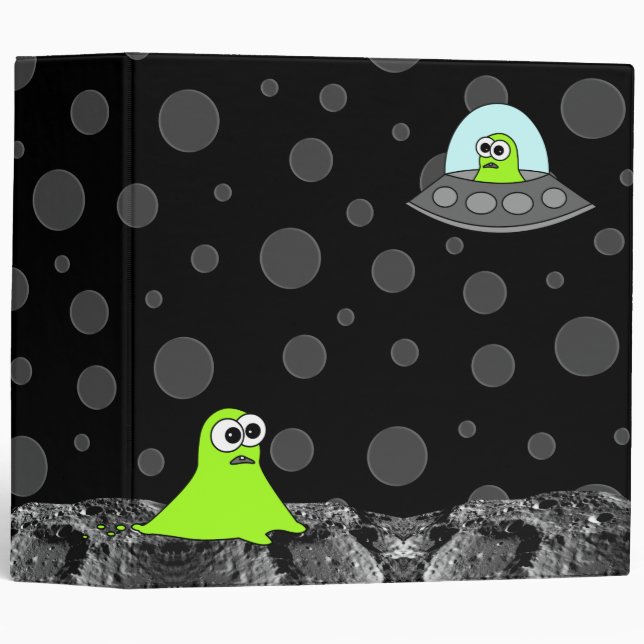 Alien Invasion School Binder (Front/Spine)