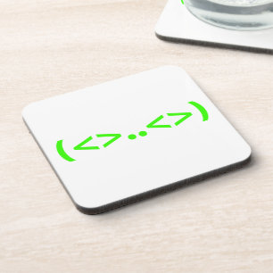ALIEN Japanese Emoticon Coaster