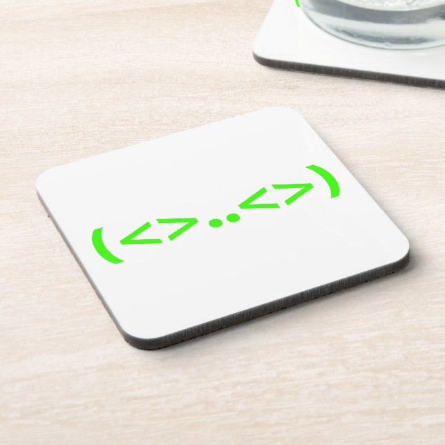 ALIEN Japanese Emoticon Coaster (Left Side)