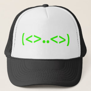 ALIEN Japanese Emoticon Trucker Hat